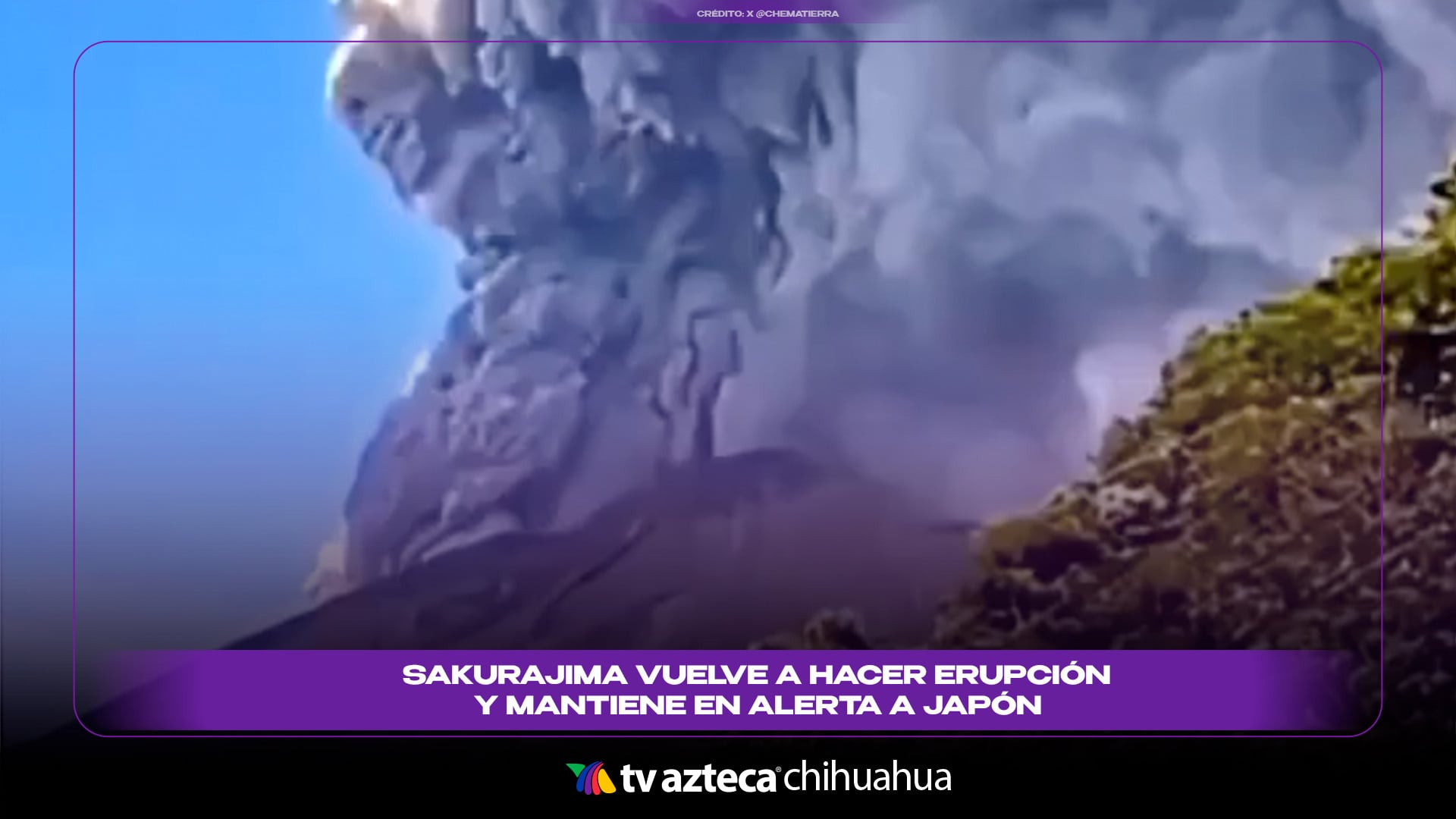 VIDEO: alerta en Japón por nueva actividad del Sakurajima; advierten por ceniza y rocas