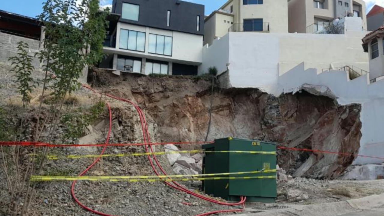 VIDEO: derrumbe en el “San Fra” daña áreas comunes y pone viviendas en riesgo