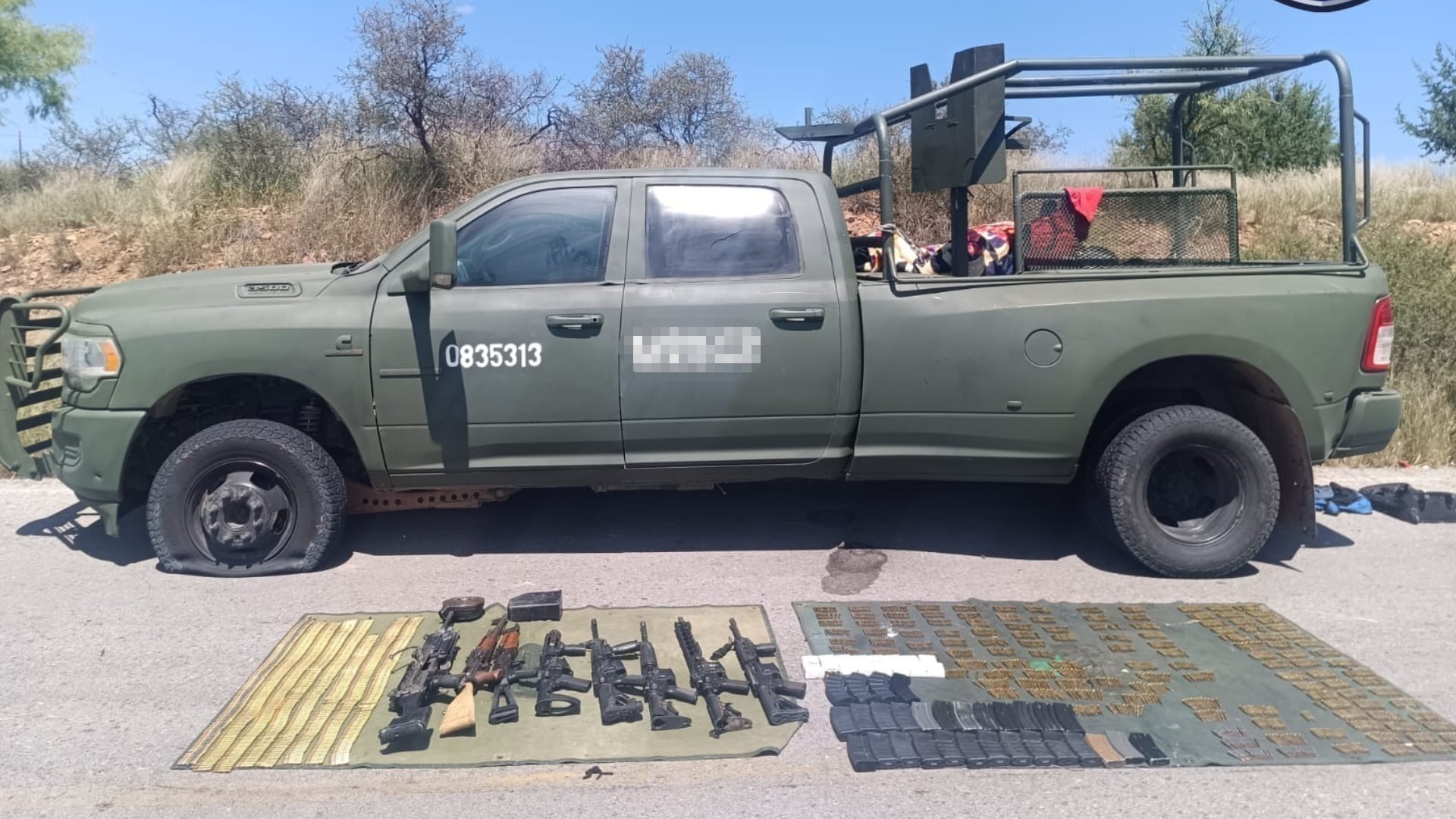 Enfrentamiento en Nonoava deja un abatido y un detenido; aseguran arsenal